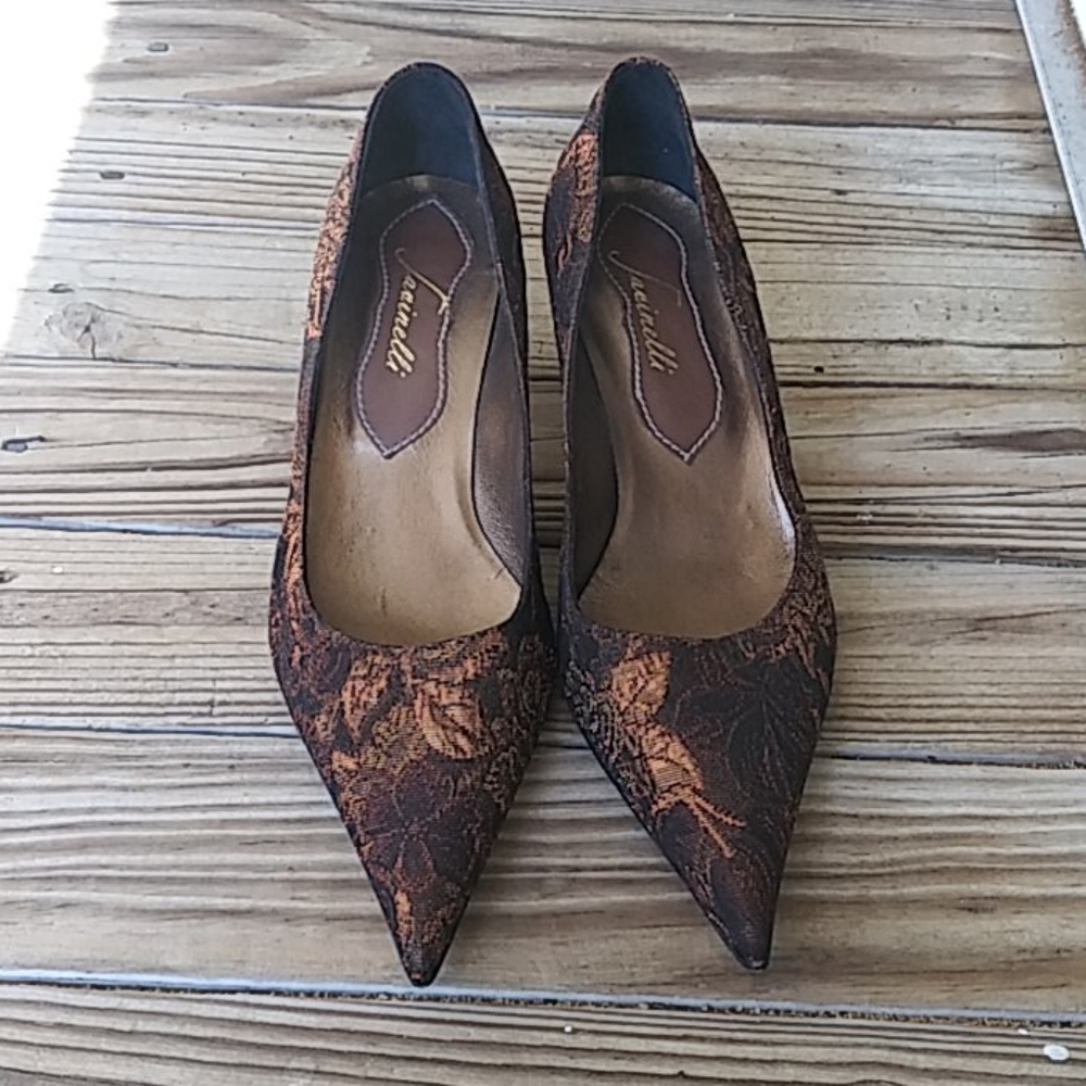 🌹Italy Vera Gomma Lace Stilettos🌹